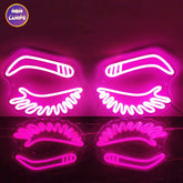 Closed eyes Neon Sign